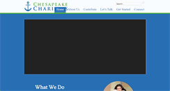 Desktop Screenshot of chesapeakecharities.org